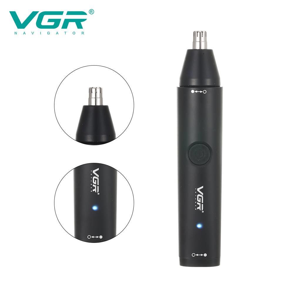 VGR二合一水洗男士鼻毛修剪器鼻毛清理器 USB电动眉毛修剪器V-613
