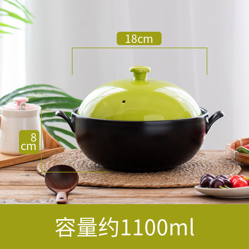 康煲陶瓷砂锅炖锅煲汤烧闷专用锅耐高温干烧煤气灶家商用煲鸡汤