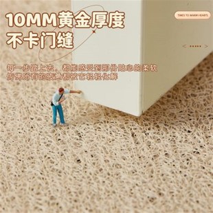 卡通风门口地毯耐脏入户地垫裁剪丝圈大门垫O客厅家用进门防滑脚