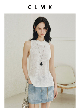 CLMX高密亲肤棉牛仔面料 漫画腿美式学院千禧风A摆牛仔裤裙