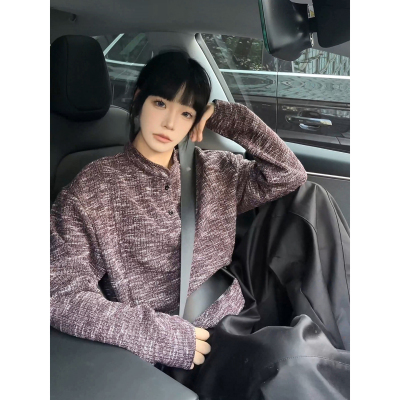 美式亨利领卫衣解构拼接长袖T恤