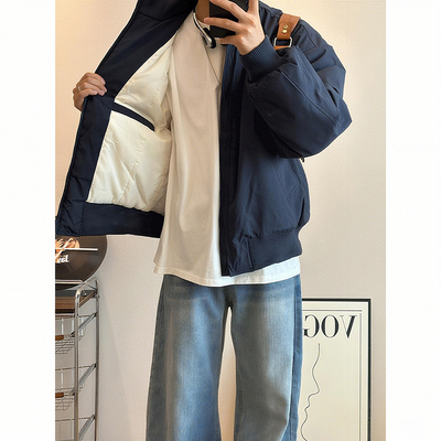 美式飞行夹克棉服男加厚棉衣外套