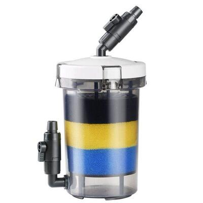 森森佳璐EW LW-602/604/603B鱼缸水族迷你缸外过滤桶前置透明过滤