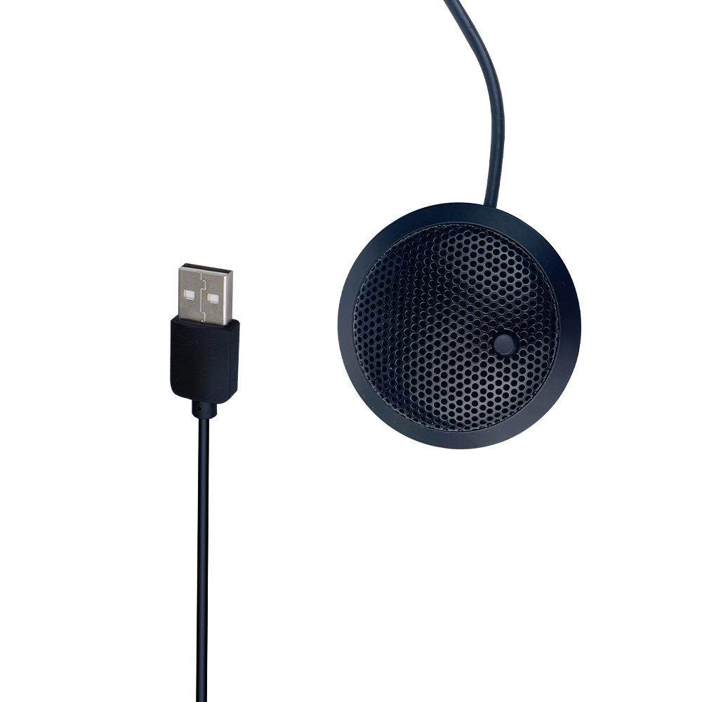 USB麦克风电容麦克风带静音按钮桌面电脑会议游戏直播语音麦克风