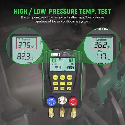DY517A Digital manifold gauge refrigeration pressure tester