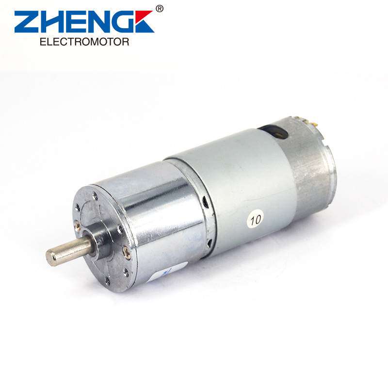 ZGA37RH 12V24V正科37mm直流齿轮减速电机马达正反转大扭矩可调速
