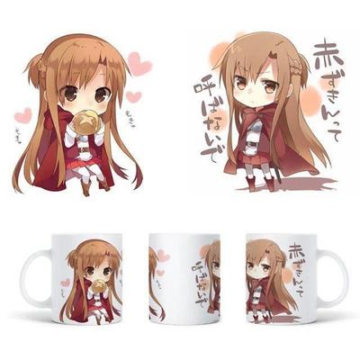 刀剑神域SAO亚丝娜桐人动漫周边变色马克杯可来图定制水杯送闺蜜