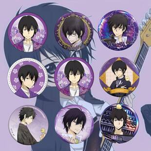 正版官谷家庭教师 云雀恭弥徽章 云雀恭弥个人池闪吧唧周边