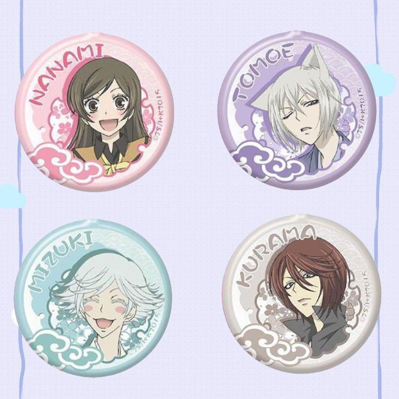 元气少女缘结神鞍马巴卫桃园奈奈生周边动漫徽章吧唧