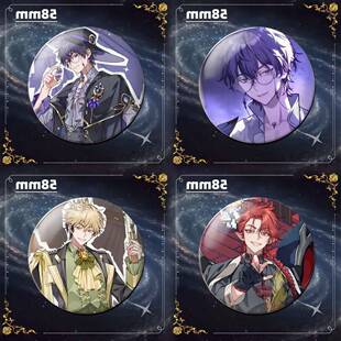 时光人系列吧唧vein夏斐程小时高颜值周边自制马口铁胸针挂件