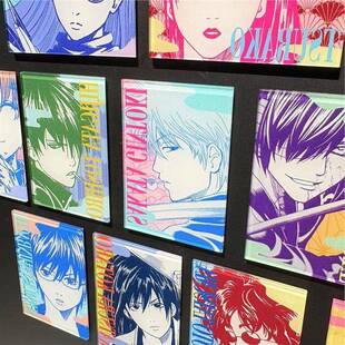 银魂艺术卡压克力冰箱贴第二弹磁铁贴洞洞板贴阪田银时神乐礼物