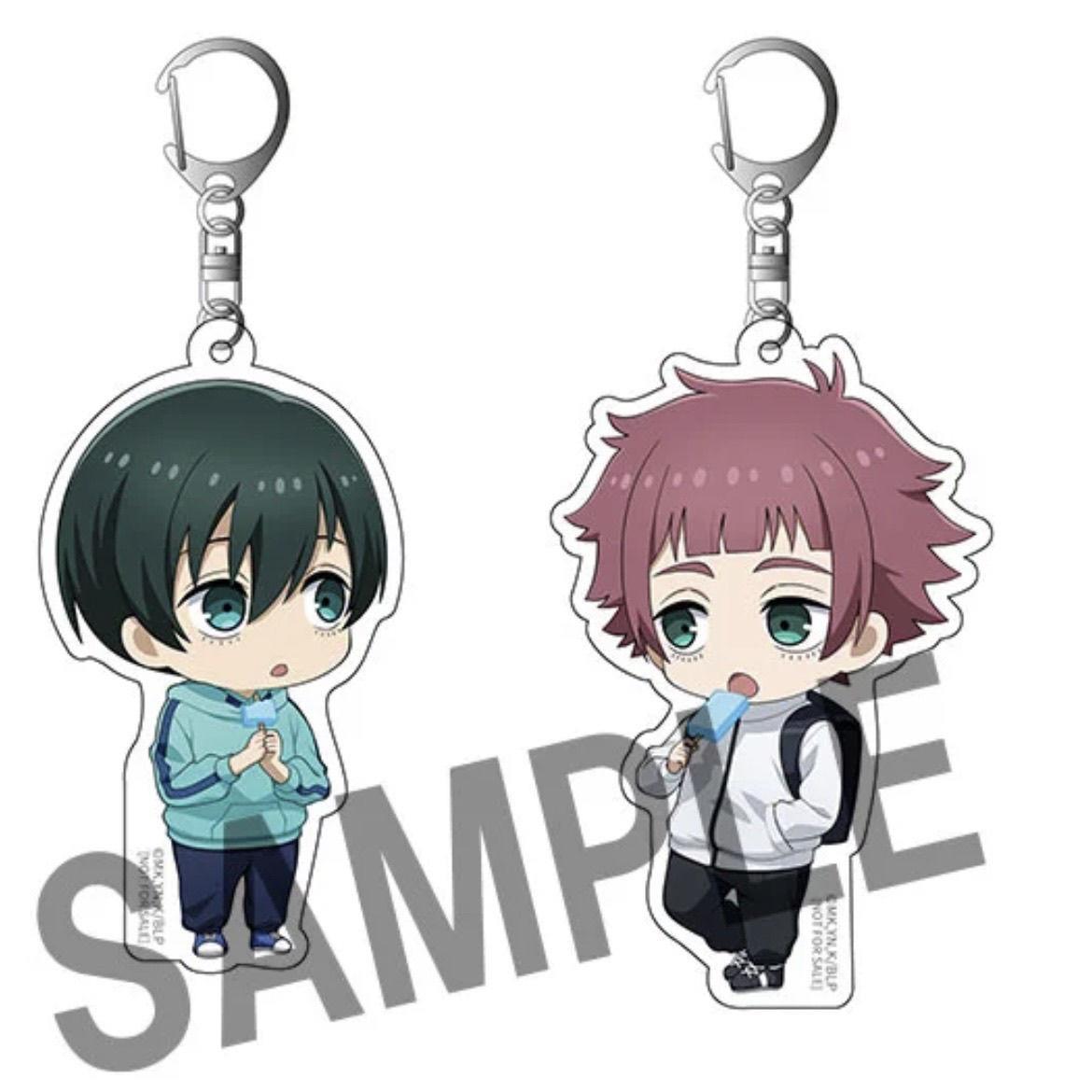 新款蓝色监狱第二季bd特典q版周边系师冴系师凛高颜值钥匙扣挂件i