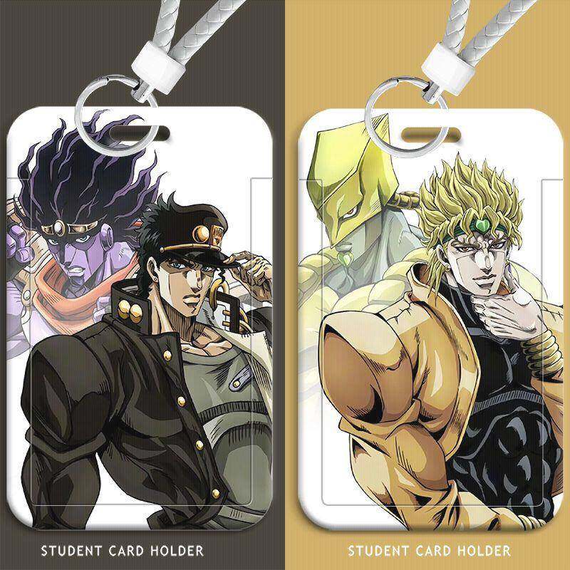 新款JOJO承太郎学生滑盖卡套饭卡公交卡身份证件保护套门禁卡校园