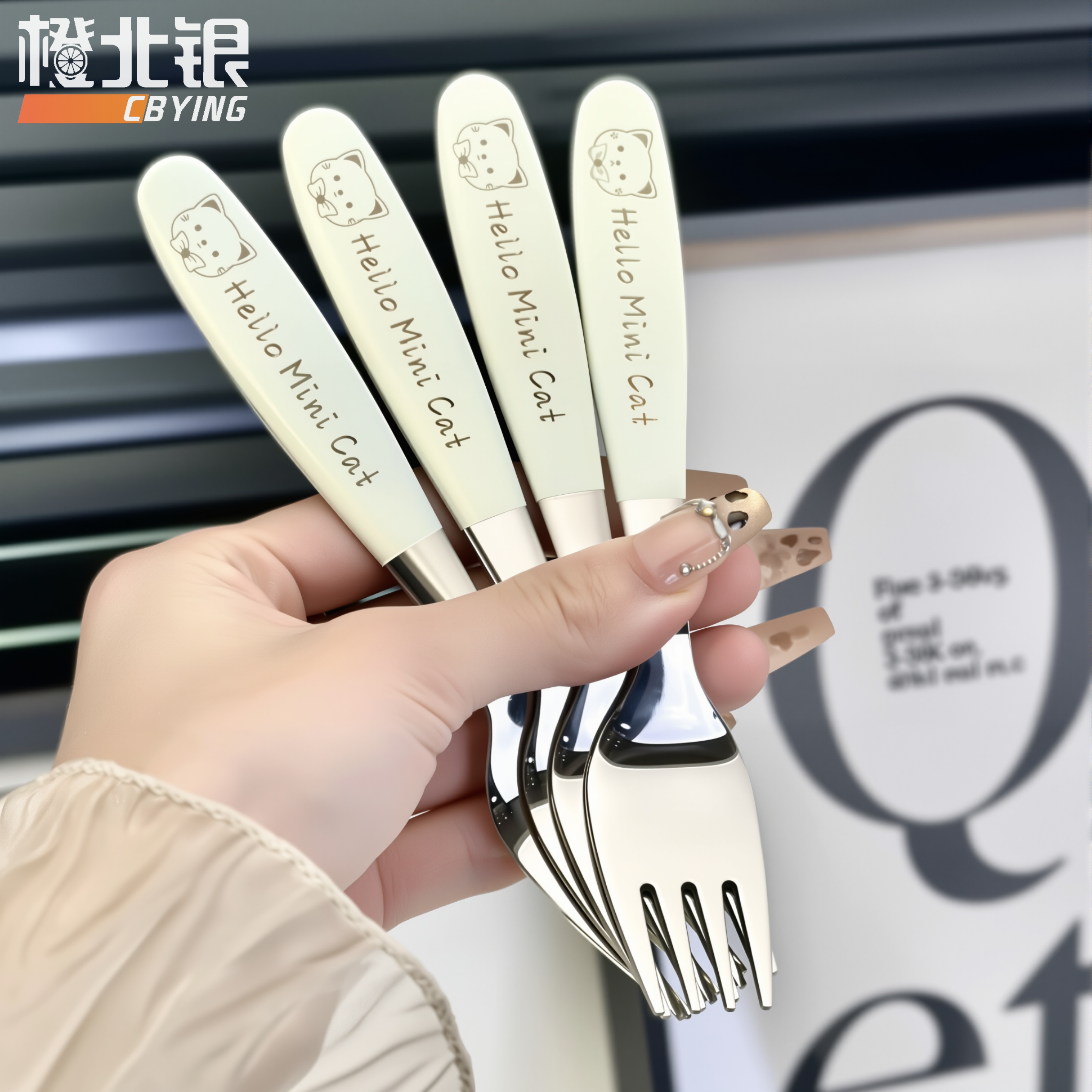 西餐叉子推荐！！304不锈钢滴