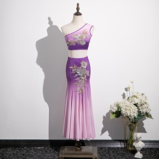 傣族服装舞蹈儿童女傣族舞演出服女童独舞服饰鱼尾裙古典舞剧目