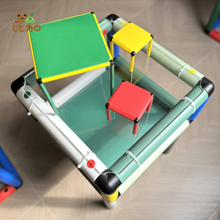 承重亚克力栈道儿童玩具攀爬架承重透明板亚克力滑滑梯拼搭玩具