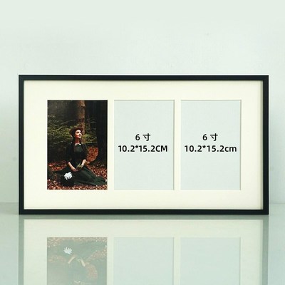 铝合金6a寸多孔相框DIY定制照片打印加相框细窄长条相框画框装裱