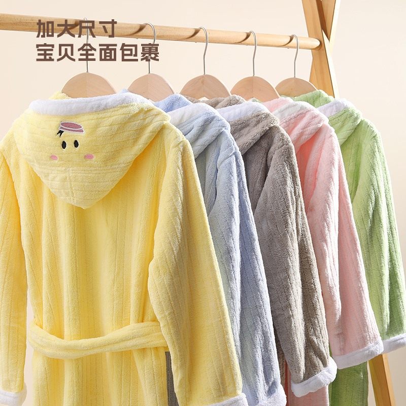 2023新款儿童浴巾斗篷浴袍可穿式E珊瑚绒洗澡男童女童冬天睡袍秋,童装/婴儿装/亲子装,浴袍,淘宝优惠券,粉丝福利购,淘宝优惠卷