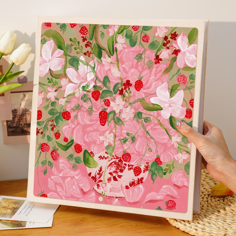 1000张相册本纪念册艺术高级大容量纪念册插页P56照片收纳情侣影