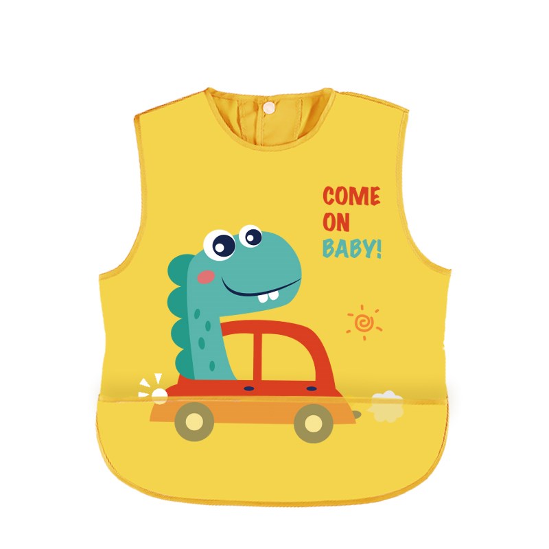 围兜婴儿辅食饭兜罩衣儿童防水防脏宝宝吃饭围Q嘴围裙反穿衣夏无