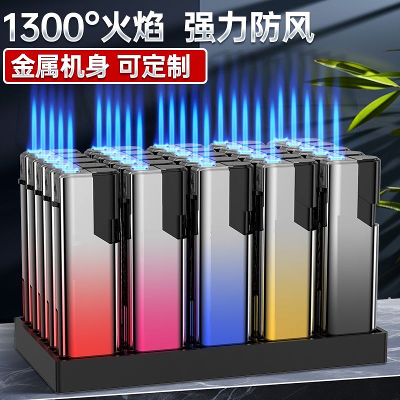 金属火机定制订做印字加厚防风z直冲商用logo二维码饭店用