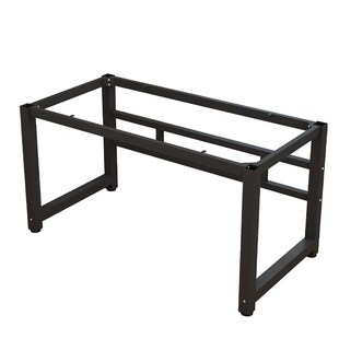 凳子腿桌脚支架铁艺餐桌长条板凳电脑桌茶几底座架V子定制岩板桌