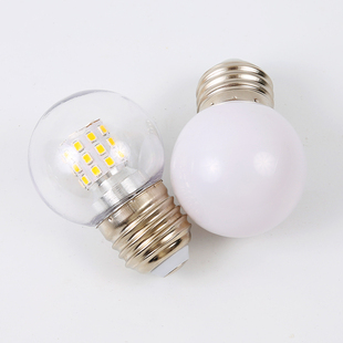 led小圆泡5W节能灯泡G45魔豆灯吊灯12W光L源E27大螺口三色变光暖
