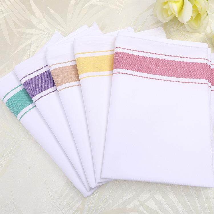 全棉彩条布纯棉杯巾镜布擦杯巾擦玻璃杯巾加厚抹布纯棉口布