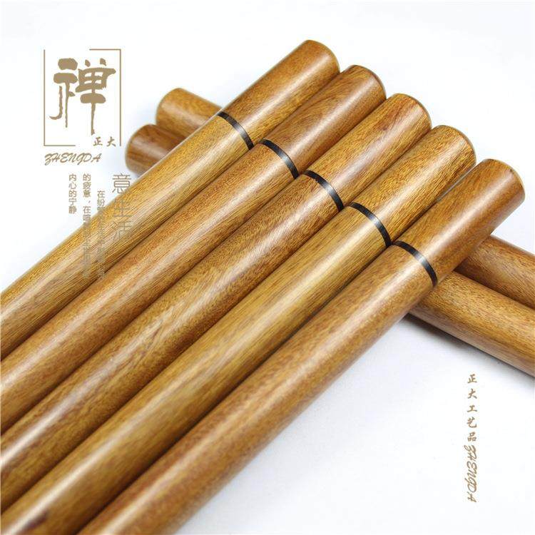 酸枝木线香筒红贵宝非洲黑檀木拔口长款木质香道工具可盘玩线香盒