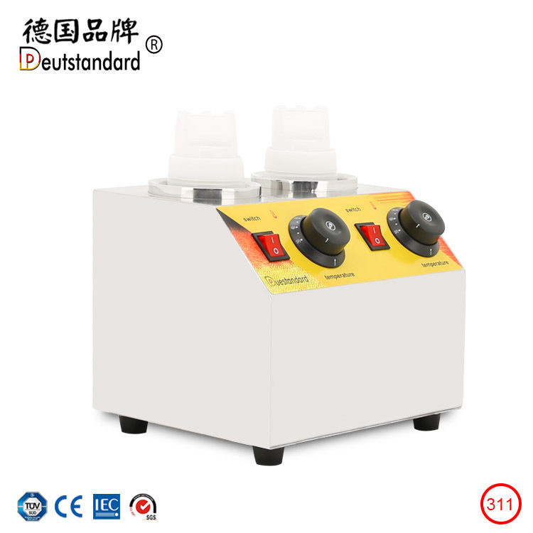 果酱保温机商用电热加热果酱瓶设备双杠果酱瓶机巧克力果酱保温瓶