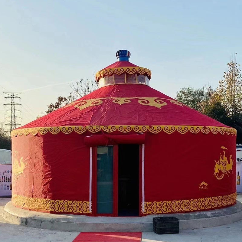烧烤饭店加厚防雨蒙古包帐篷农家乐餐饮住宿酒店景区保暖蒙古包