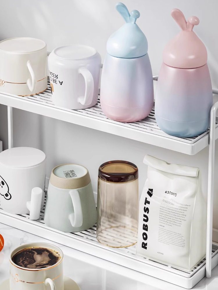 惠居雅杯架双层沥水托盘厨房餐桌台面玻璃杯子茶杯咖啡水杯收纳架,家庭/个人清洁工具,杯架,淘宝优惠券,粉丝福利购,淘宝优惠卷