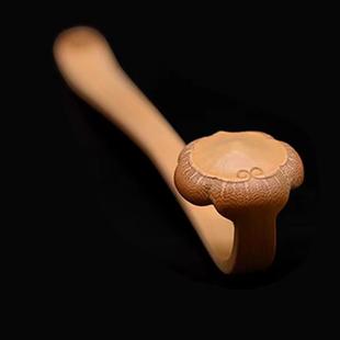 实心竹老竹根纯手工精工雕刻老玉竹如意手把件摆件把玩竹雕文玩禅