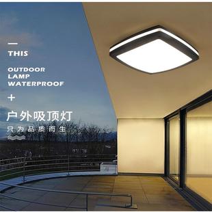 三防吸顶灯户外阳台灯防水防虫走廊别墅庭院室外屋檐家用入户门灯