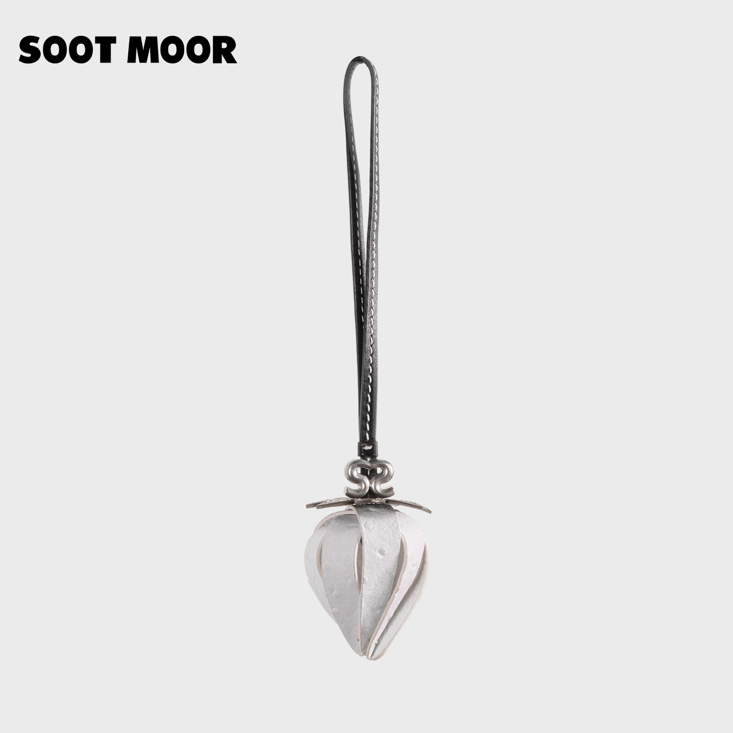 SOOTMOOR草莓包挂立体手缝牛皮