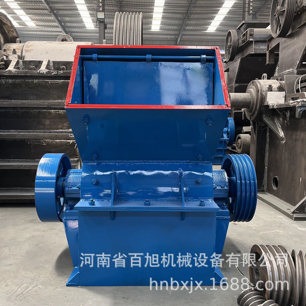 现货小型移动制砂机 石灰石锤破粉碎机 沙石锤式破碎机PC-400*600