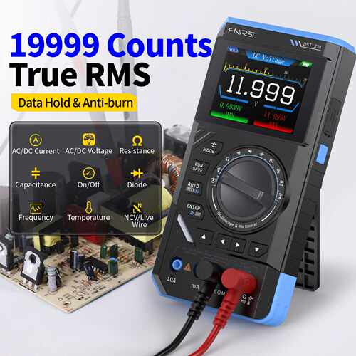 FNIRSI DST210三合一四位半数字万用表10M带宽示波器信号发生器