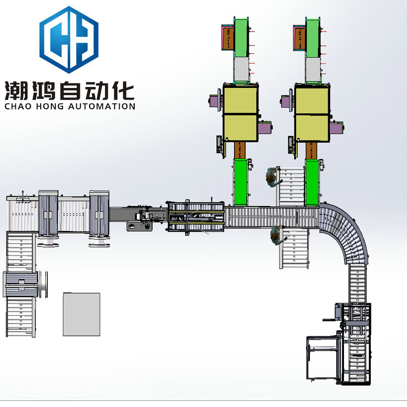 全自动开箱装箱封箱流水线 纸箱装箱包装输送线 纸箱包装流水线