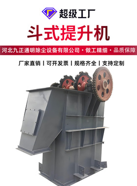 九正通明td粉料提升机 粮食板链斗式提升机 th200水泥链条提升机