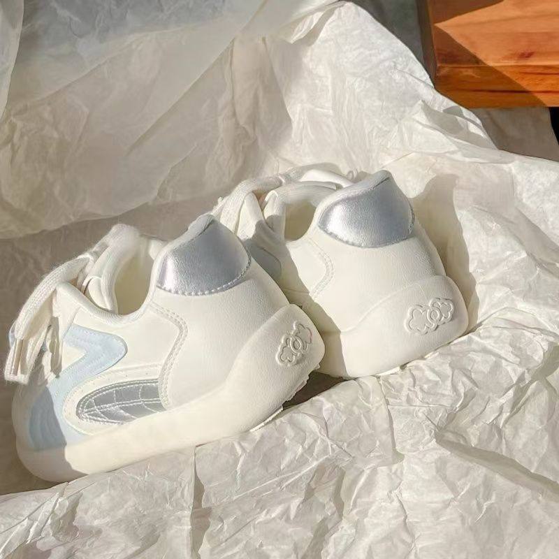 2026新款韩系厚底小白鞋女百搭休闲板鞋学生德训鞋女鞋,女鞋,休闲板鞋,淘宝优惠券,粉丝福利购,淘宝优惠卷