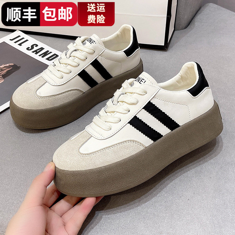 德训鞋女鞋子2024春秋新款百搭in