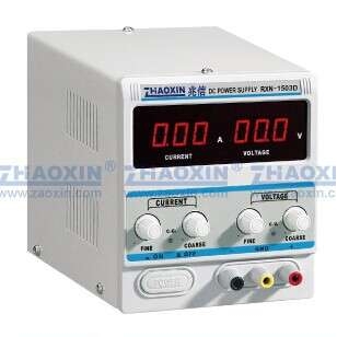 兆信直流稳压电源RXN-1503D可调节15V3A直流线性电源dc台调压调流
