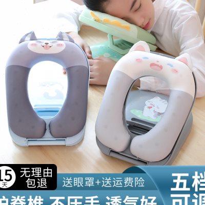 午睡枕小学生趴睡枕办公室折叠午休神器教室桌面抱枕儿童睡觉枕头