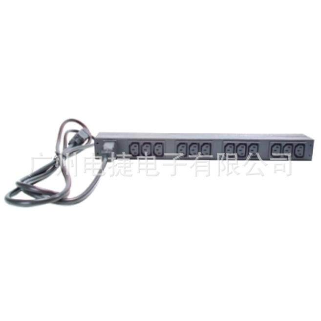 APC 机架PDU 配电单元AP9565 基本型1U 16A 208/230V (12)C13