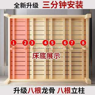 双人床一米二五一米八1.2×1.5×1.8*1.9x2.0米长的床实木床