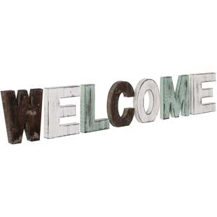 美式木质磨削摆件 复古WELCOME装饰工艺品 家居拍摄道具时尚摆件
