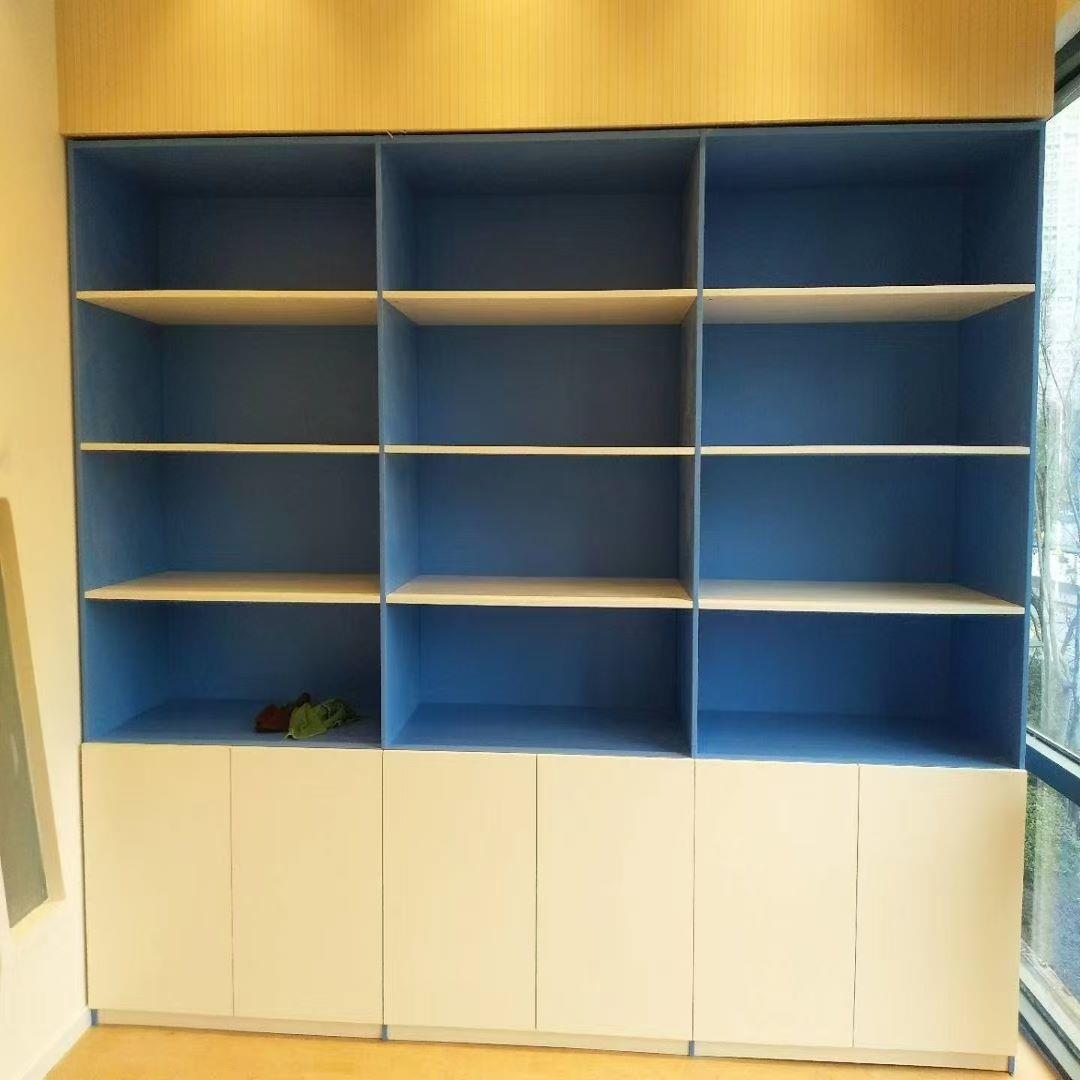 厂家办公文具家具柜家用客厅玻璃门展示柜一体式柜子多层储物柜