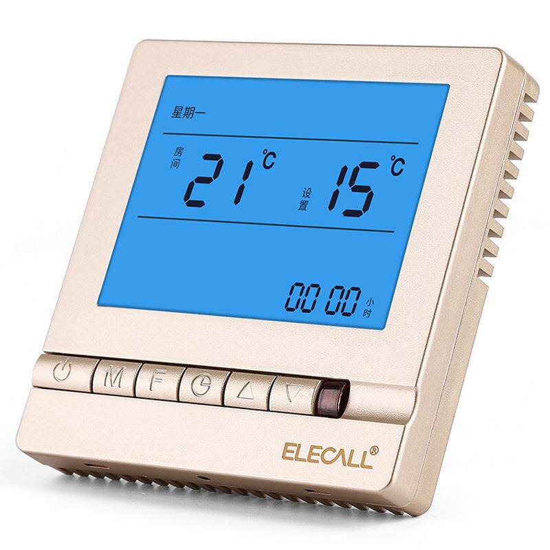 伊莱科EK8805HD-C-16地暖壁挂炉温度控制可调温控面板不带外置线