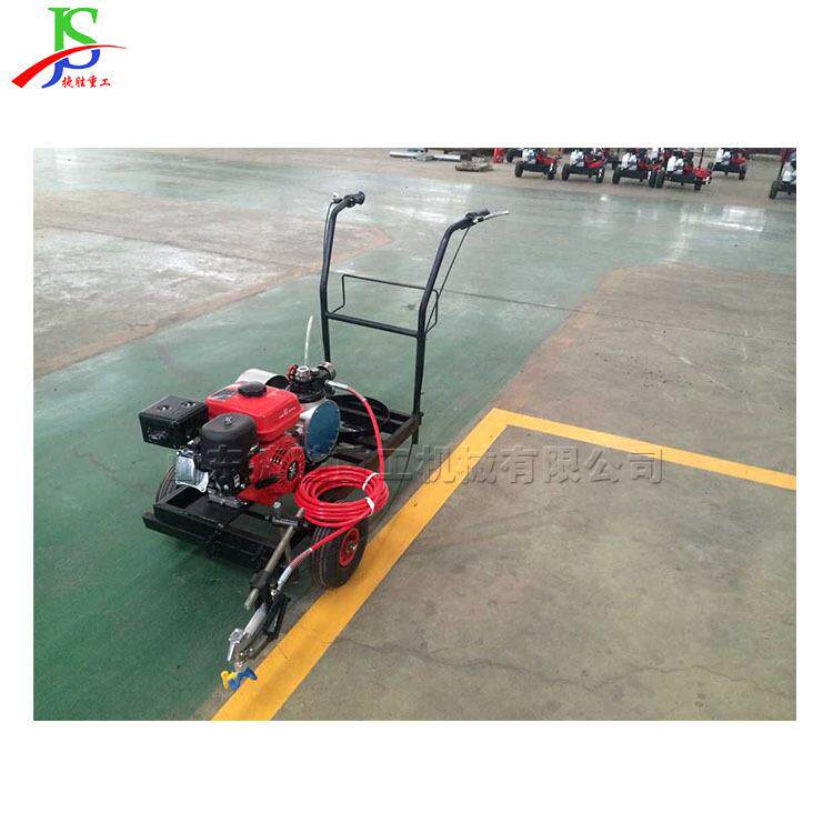 销售小型路面冷喷划线车 小区停车位标线喷涂机 道路手推式画线车