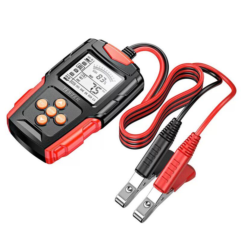 汽车电瓶检测仪12V24V电池测试仪 CCA内阻测量仪摩托车电瓶分析仪
